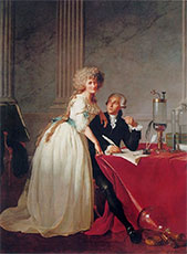 Антуан Лавуазье с женой