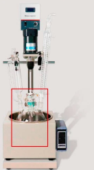 Стеклянная колба к однослойному реактору DF 2 л. 