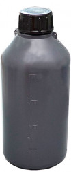 Емкость для общелабораторного применения (бутылка) град.,1000 мл, с узким горлом, цвет серый, п/эт, цена деления 250 мл