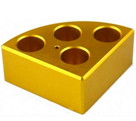 Блок для пробирок под магнитную мешалку на 16мл, диаметр 21,6 мл, глубина 31,7 используется с MS135.1 и MS135.8
