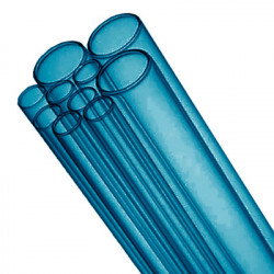 Трубка стеклянная синяя, диаметр 10 мм, толщина стенки 1,5 мм, длина 1500 мм