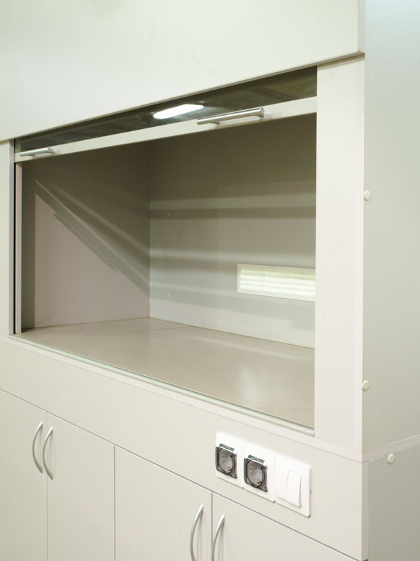 Вытяжной шкаф типовой ПГЛ-ЛК ВШ1, 1200х800х2200