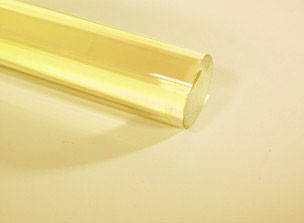 Палочка стеклянная янтарная, диаметр 4 мм, длина 1220 мм