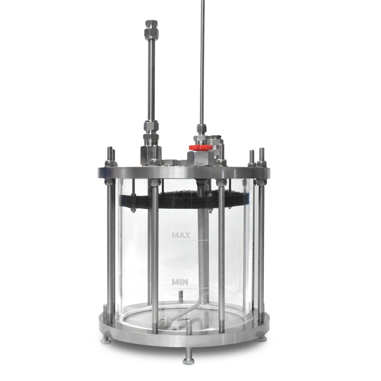 Ёмкость для изготовления наномасляной эмульсии (хроматографическая колонка)