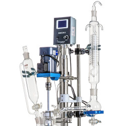 Лабораторный стеклянный реактор GR-5L, 5 литров