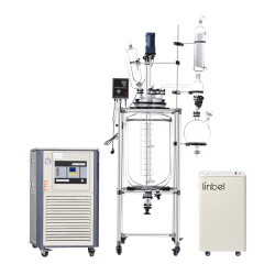 Лабораторный стеклянный реактор GR-50L, 50 литров