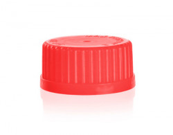 Красная винтовая крышка с силиконовым уплотнительным кольцом, GL 45, упаковка 10 шт.