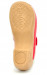 Сабо медицинские женские Leon (красные) низкий каблук, размер 39