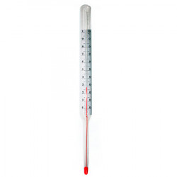 Термометр ТТ-К П №6 (0...+200) в. ч. 240, н. ч. 253, ц. д. 2, технический прямой жидкостной