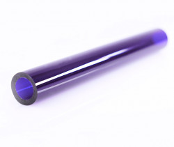 Трубка стеклянная синяя, диаметр 16 мм, толщина стенки 1,8 мм, длина 1500 мм