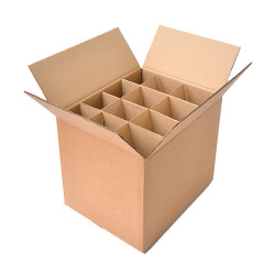 Коробка 295×223×235, решетка на 12 ячеек для бутылок Ха-1-Вн 2-28-500