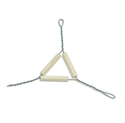 Треугольник фарфоровый 70х10х5 мм