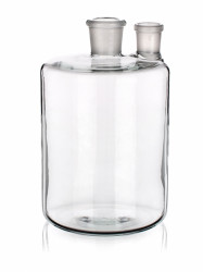 Бутыль Вульфа с 2 горловинами, 5000 мл, без крана (Склянка-аспиратор)