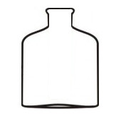 Бутыль-резервуар для бюретки, 2000 мл