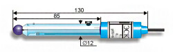 Лабораторный комбинированный pH-электрод ЭСК-10602